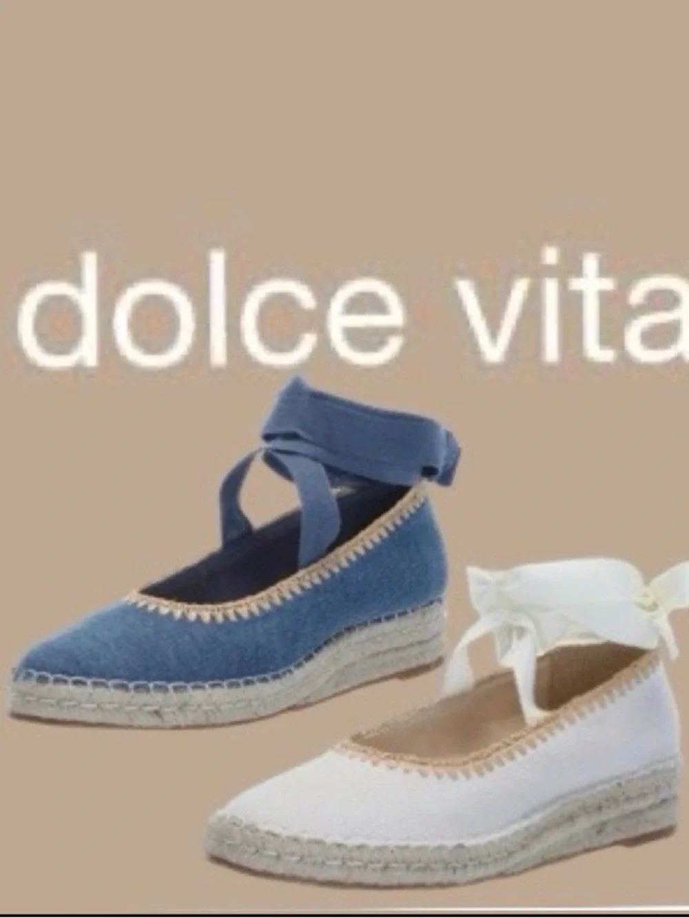NWOB $129 Dolce Vita Morgan Espadrille Wedge